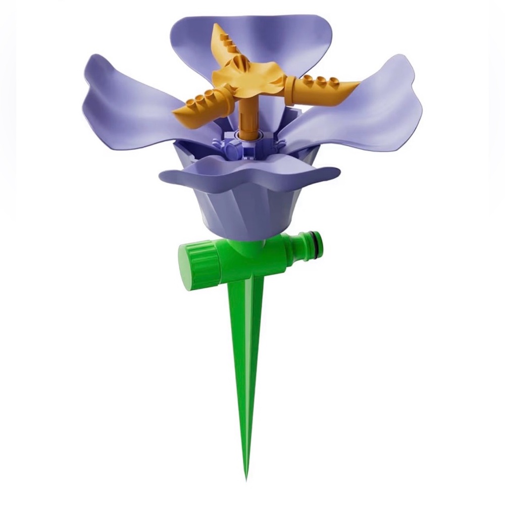 Rotating Flower Garden Sprinkler for Yard Multiple Spray Modes Easy Hose Hook - Picture 16 of 16
